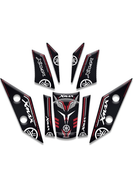 Yamaha Xmax Tank Pad Set (2018/2022) Uyumlu 01