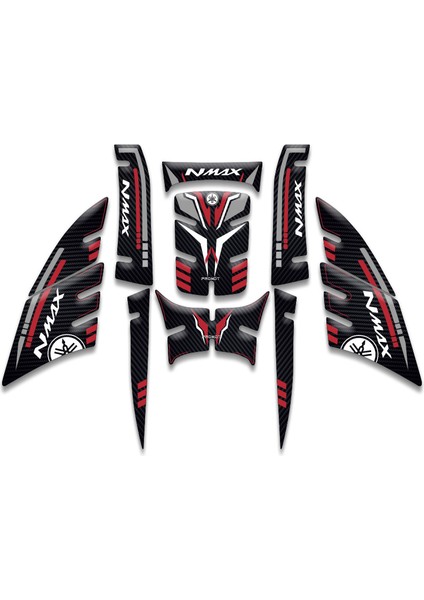 Yamaha Nmax Tank Pad Set (2021/2024) Uyumlu 02