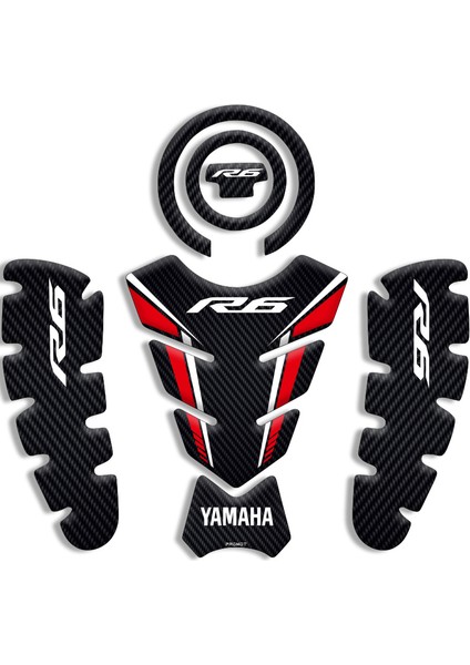 Yamaha R6 Tank Pad Set 01