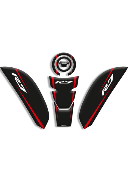 Yamaha R6 Tank Pad Set (2021/2024) Uyumlu 01