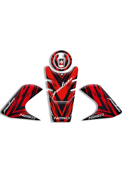 Bajaj Pulsar N250 Tank Pad Set (2022/2024) Uyumlu 01