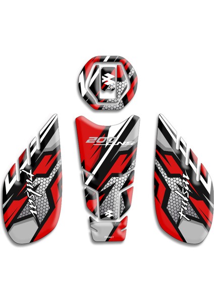 Bajaj Pulsar NS200 Tank Pad Set 03