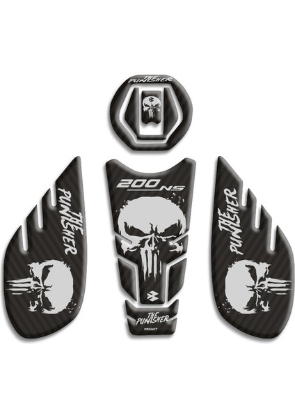 Bajaj Pulsar NS200 Tank Pad Set 04