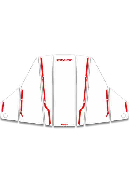Honda Dıo Tank Pad Set (2021/2024) Uyumlu 09