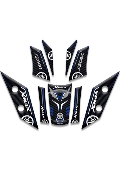Yamaha Xmax Tank Pad Set (2018/2022) Uyumlu 02
