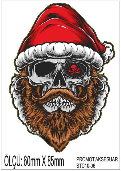 Motorsiklet Otomobil Sticker 2 Adet 006