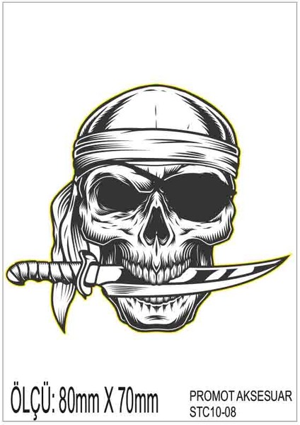 Motorsiklet Otomobil Sticker 2 Adet 008