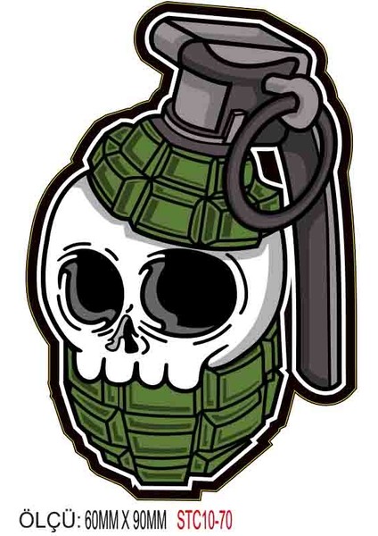 Motorsiklet Otomobil Sticker 2 Adet 070