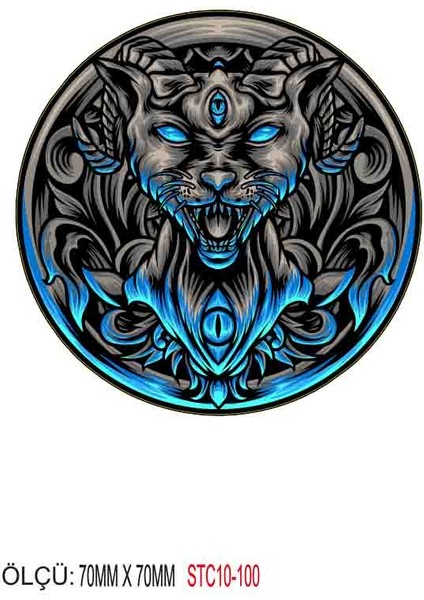 Motorsiklet Otomobil Sticker 2 Adet 097