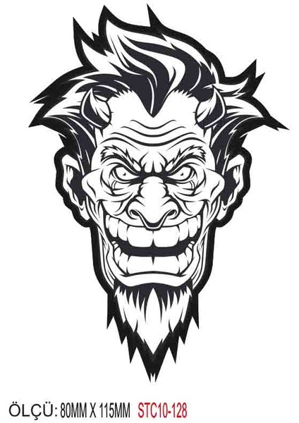 Motorsiklet Otomobil Sticker 2 Adet 124