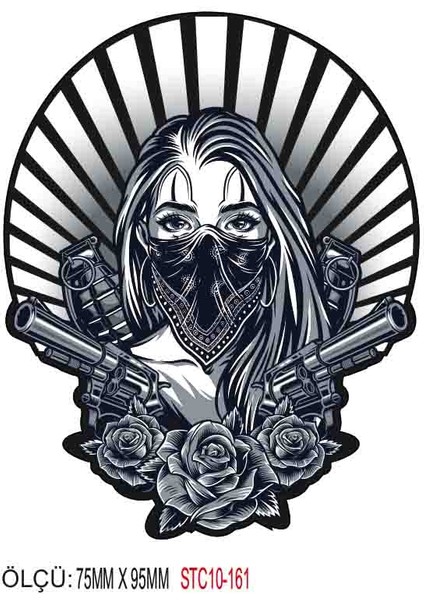 Motorsiklet Otomobil Sticker 2 Adet 157