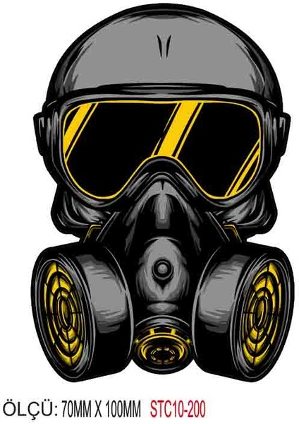 Motorsiklet Otomobil Sticker 2 Adet 198