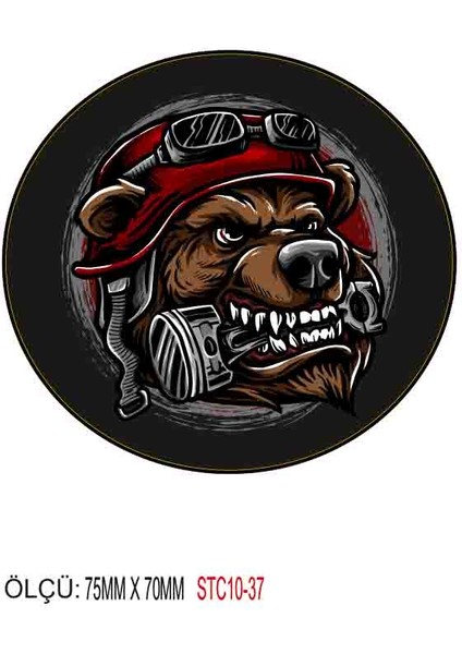 Motorsiklet Otomobil Sticker 2 Adet 037