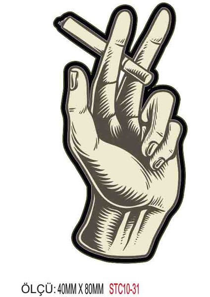 Motorsiklet Otomobil Sticker 2 Adet 031