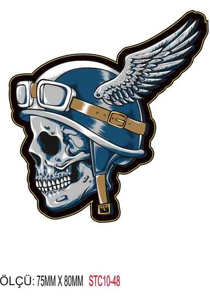 Motorsiklet Otomobil Sticker 2 Adet 048