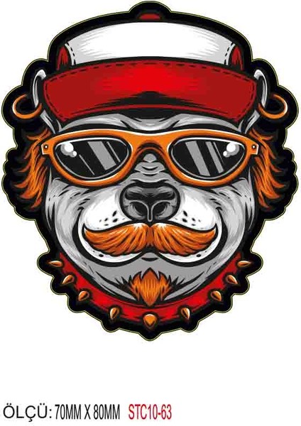 Motorsiklet Otomobil Sticker 2 Adet 063