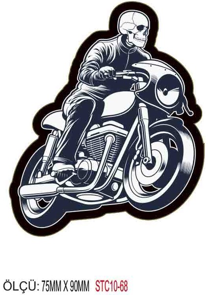 Motorsiklet Otomobil Sticker 2 Adet 068