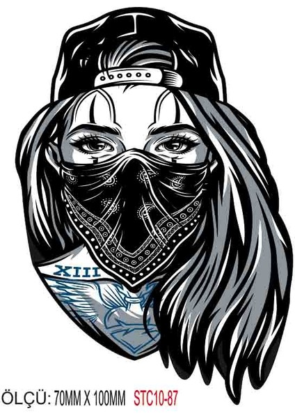 Motorsiklet Otomobil Sticker 2 Adet 086