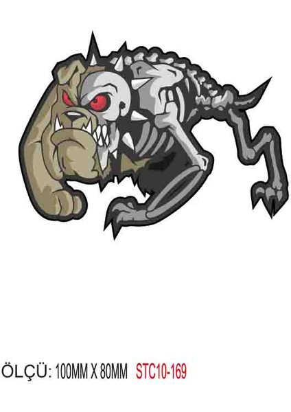 Motorsiklet Otomobil Sticker 2 Adet 165