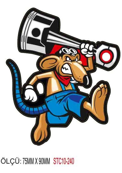 Motorsiklet Otomobil Sticker 2 Adet 238