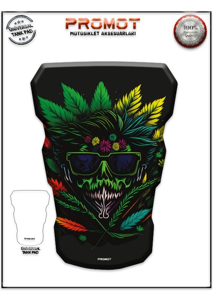 Motorsiklet 3D Üniversal Tank Pad 415