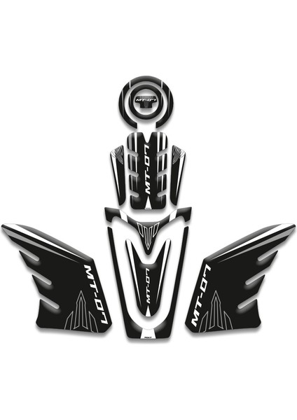 Yamaha MT07 Tank Pad Set (2021/2024) Uyumlu 02