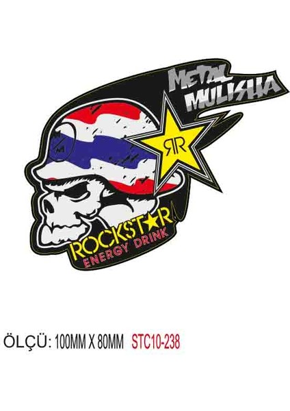 Motorsiklet Otomobil Sticker 2 Adet 236