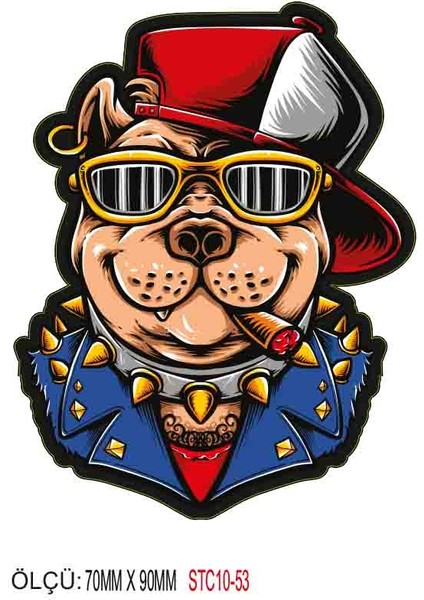 Motorsiklet Otomobil Sticker 2 Adet 053