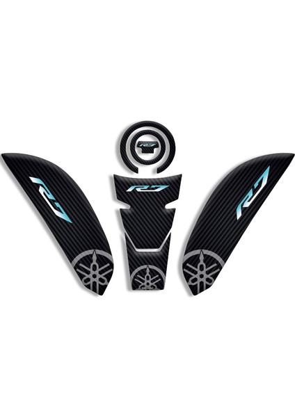 Yamaha R6 Tank Pad Set (2021/2024) Uyumlu 04