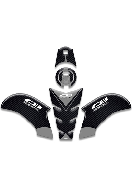 Honda CB250R Tank Pad Set (2018/2024) Uyumlu 04