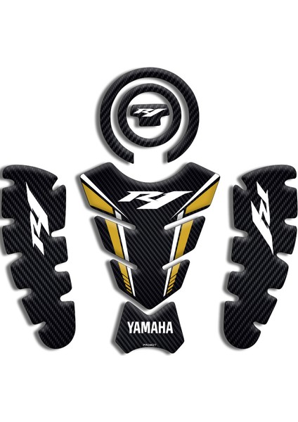 Yamaha R1 Tank Pad Set 04