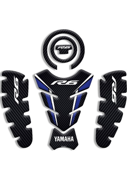 Yamaha R6 Tank Pad Set 03