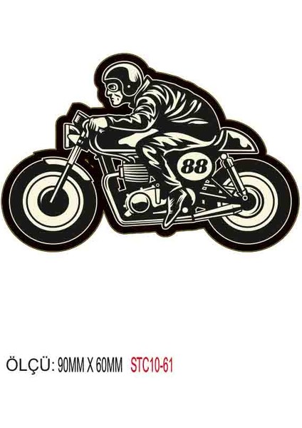 Motorsiklet Otomobil Sticker 2 Adet 061