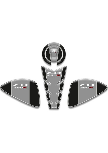Honda CB250R Tank Pad Set (2018/2024) Uyumlu 003
