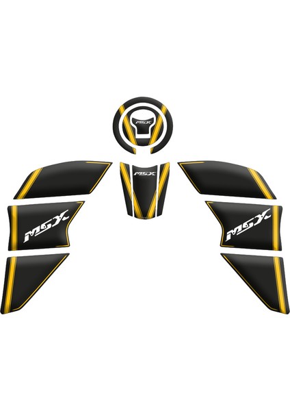 Honda Msx Tank Pad Set (2014/2022) Uyumlu 05