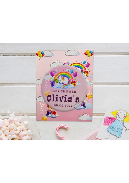 1. Doğum Günü Hediyesi, Bebek, Bayb Shower, Hoş geldin, Bebek Şekeri, Buzdobabı magnet, kız bebek magneti fiyatları