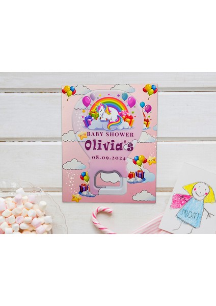 1. Doğum Günü Hediyesi, Bebek, Bayb Shower, Hoş geldin, Bebek Şekeri, Buzdobabı magnet, kız bebek magneti modelleri