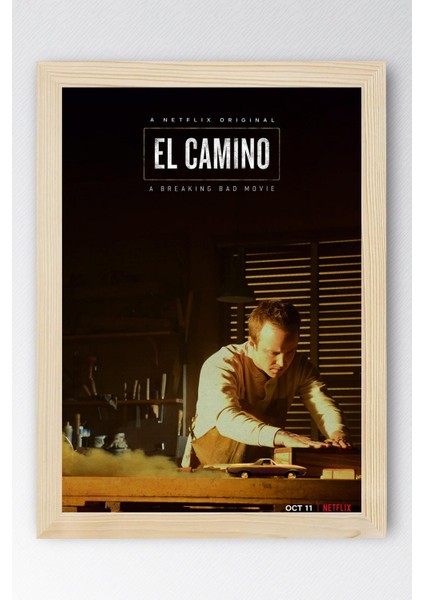Breaking Bad Çerçeveli Tablo - El Camino Film Afişi Poster Tablo