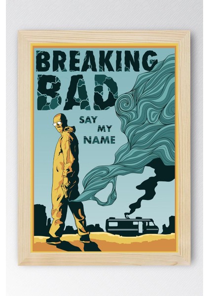 Breaking Bad Çerçeveli Tablo - Dizi Afişi Poster Tablo