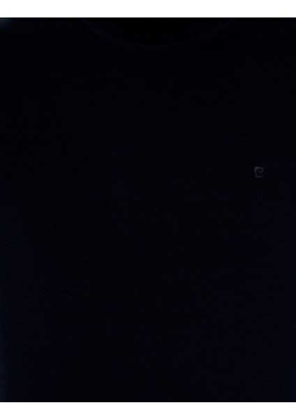 Erkek Lacivert Slim Fit Balıkçı Yaka Basic Triko Kazak 50257158-VR033