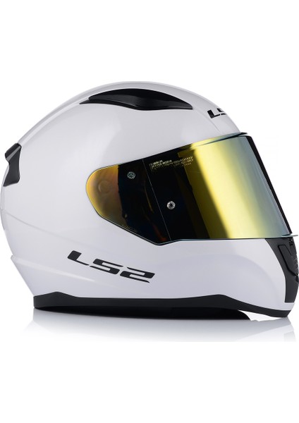 Rapıd 2 Beyaz Fullface Motosiklet Kaskı Gold Camlı modelleri