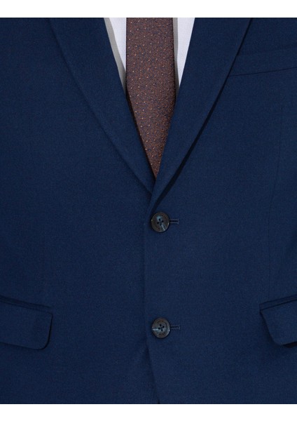 Erkek Açık Lacivert Slim Fit Takım Elbise 50260093-VR059