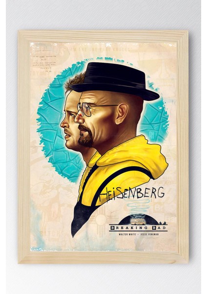 Breaking Bad Çerçeveli Tablo - Dizi Afişi Poster Tablo