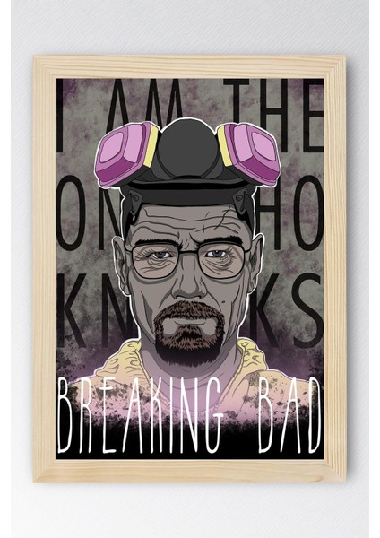 Breaking Bad Çerçeveli Tablo - Dizi Afişi Poster Tablo