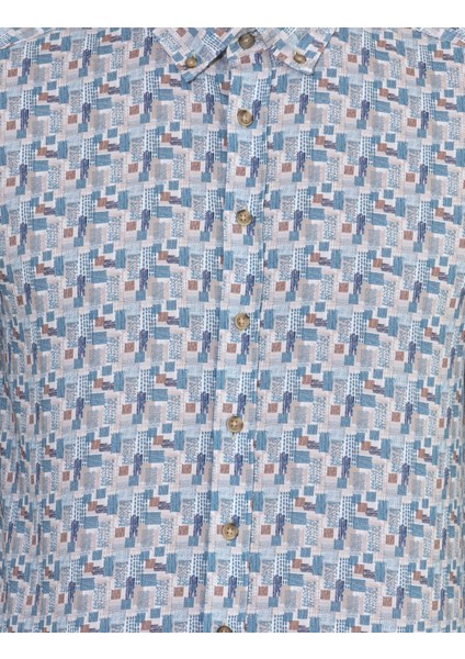 Erkek Bej Slim Fit Uzun Kollu Gömlek 50262462-VR011 fırsatları