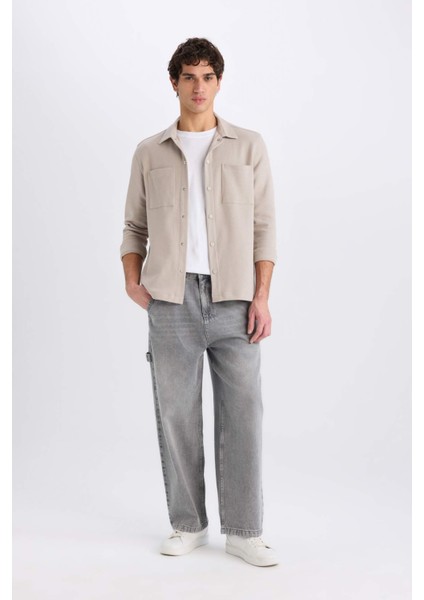Regular Fit Basic Düz Uzun Kollu Gömlek D8876AX25SP fiyatları