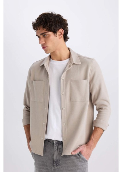 Regular Fit Basic Düz Uzun Kollu Gömlek D8876AX25SP modelleri