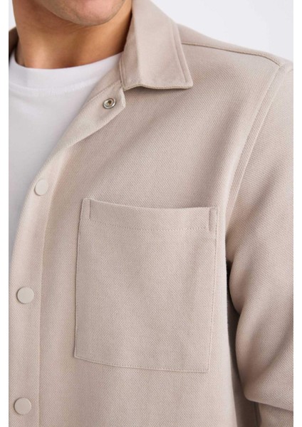 Regular Fit Basic Düz Uzun Kollu Gömlek D8876AX25SP indirimleri