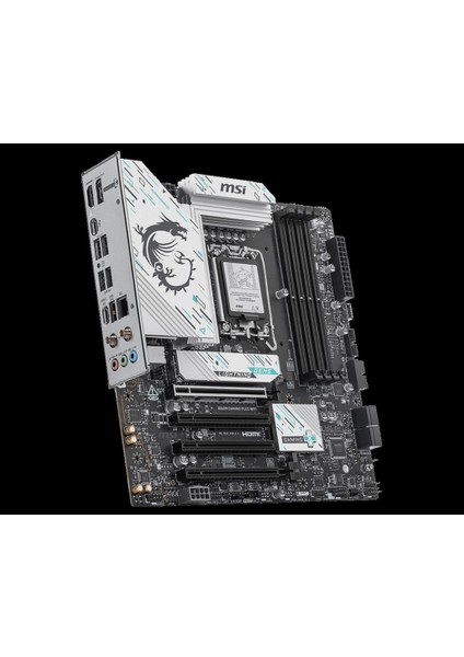 MSI B860M GAMING PLUS WIFI SOKET 1851 DDR5 8600MHZ(OC) 3xM.2 1x TB4 HDMI DISPLAY 5G LAN WIFI 7 mATX