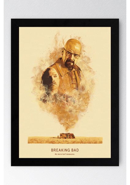 Breaking Bad Çerçeveli Tablo - Dizi Afişi Poster Tablo